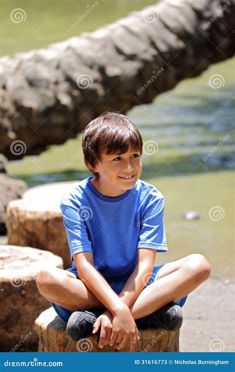 Young Boy In Nature Series Stock Image Image Of Happy 31616773