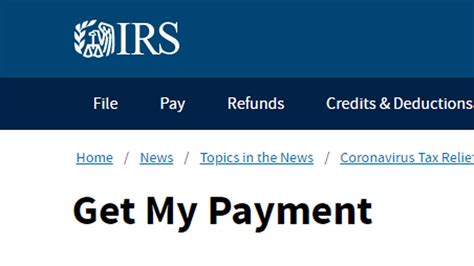 Irs Relaunches Get My Payment Portal For 2nd Coronavirus Stimulus