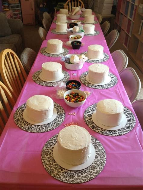 Cake Decorating Party Party Ideas Pinterest