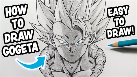 How To Draw Gogeta Super Saiyan For Beginners Easy Tutorial Youtube
