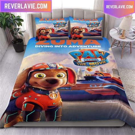 Zuma Into Advanture Paw Patrol Twin Bedding Set Rever Lavie