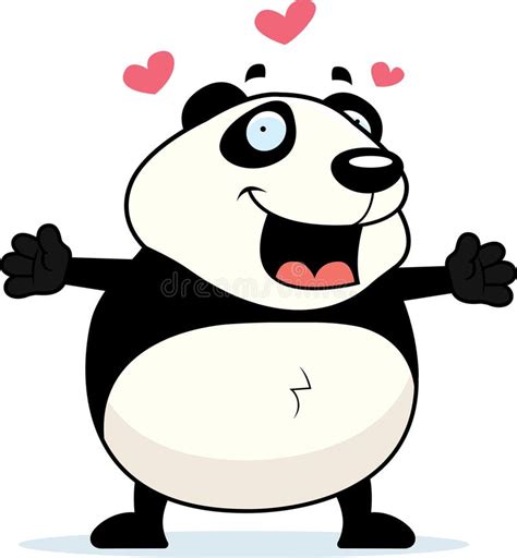 Panda Hug Stock Vector Illustration Of Hearts Animal 15758830