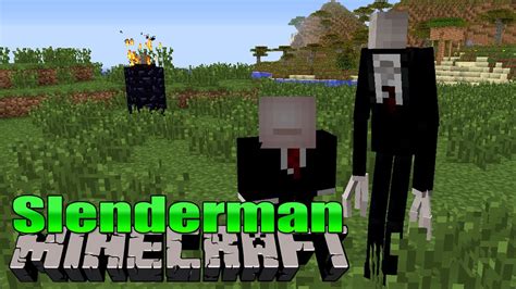 Slenderman In Minecraft Minecraft Mod Youtube