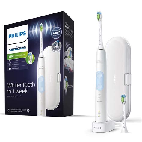 Philips Sonicare Protectiveclean 5100 Electric Toothbrush Whitelight