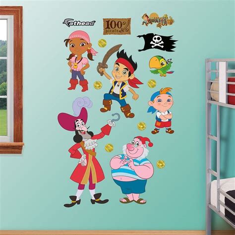 Disney Jake And The Never Land Pirates Character Wall Decals By Fathead