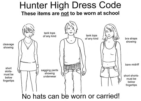 High School Dress Code Violations