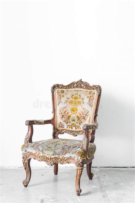 Vintage Chair Stock Image Image Of Fabric Brick Armchair 76409905