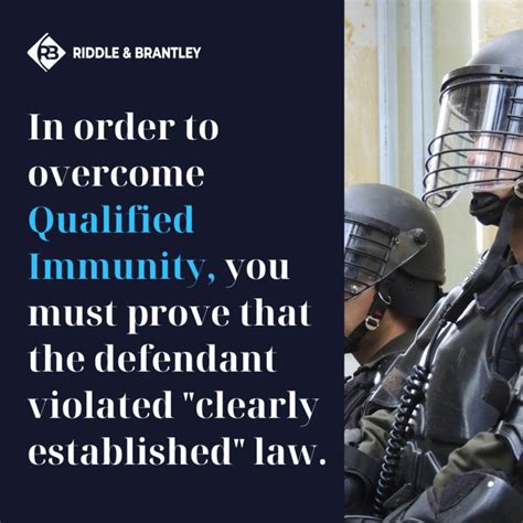 What Is Qualified Immunity For Law Enforcement Riddle And Brantley