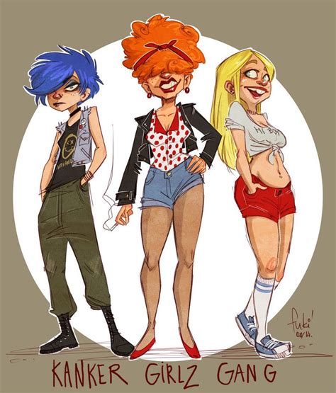 Ed Edd N Eddy Kanker Sisters Marie Lee And May Fanart Sisters Gang By Fukari On