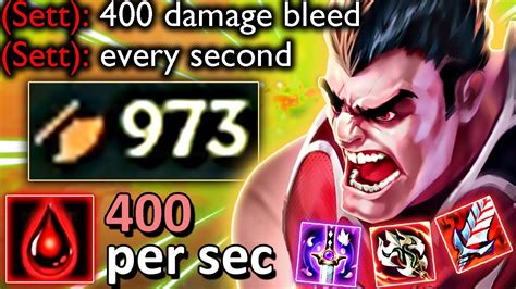 400 Bleed Damage Thats Full Ad Darius Youtube