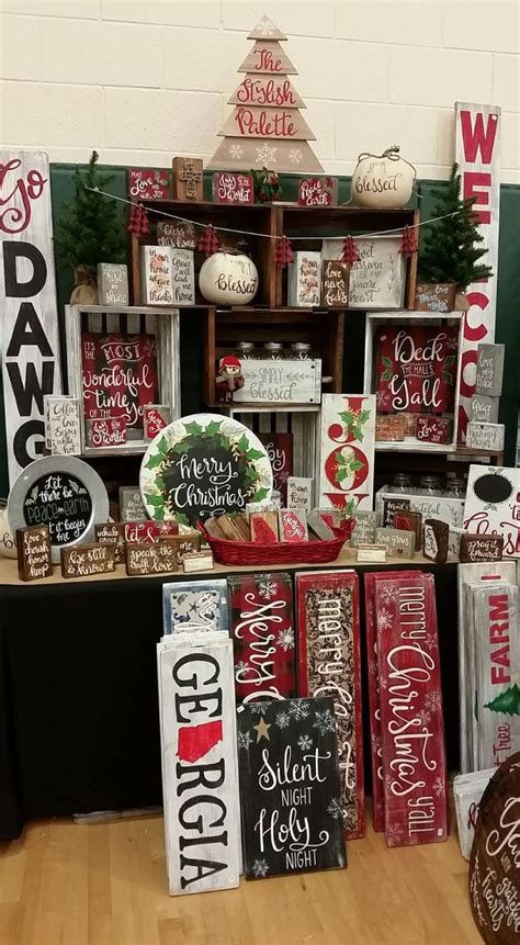 Craft Show Display Using Crates By The Stylish Palette Christmas