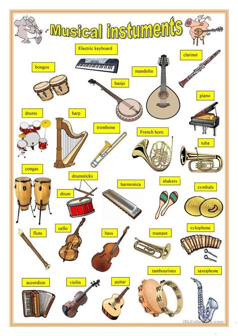 Musical Instruments1 Musicals Elementary Music Music For Kids