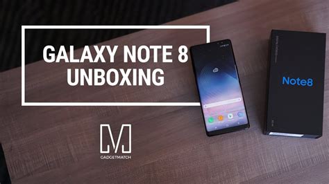Samsung Galaxy Note 8 Unboxing Retail Box Youtube