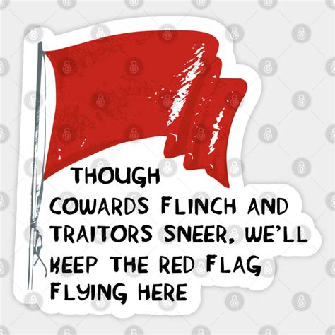 The Red Flag Labour Party Socialist Labour Party Sticker