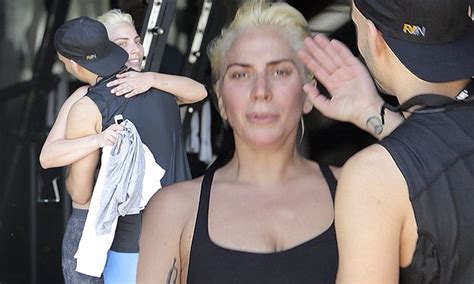 Lady Gaga Hugs Excited Fan After Sweaty Rise Nation Session In Los
