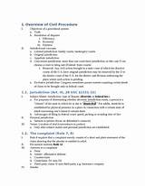 Images of Civil Procedure Ii Outline