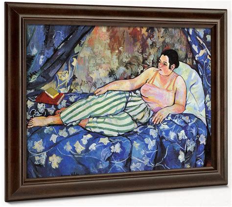 The Blue Room 1923 By Suzanne Valadon Print Canvas Art Framed Print