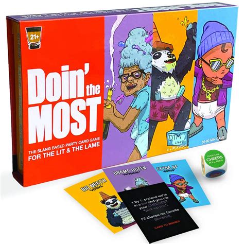 Practice your skills of deception! Doin' The Most Adult Social Game - A Drinking Party Card ...