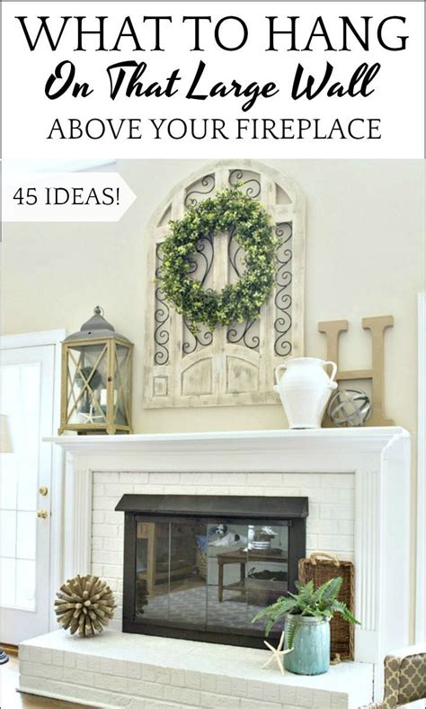 45 Ideas For Art To Hang Above Your Fireplace Above Fireplace Decor
