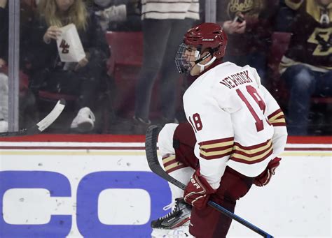 Alex Newhook Becomes First Boston College Player To Win National Rookie