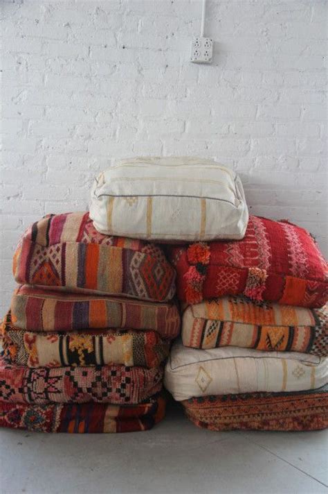 Moroccan Style Floor Pillows Image Via