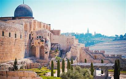 Israel Jerusalem Temples Cities Wallpapers Aqsa Omar