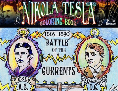 Nikola Tesla Inventor Coloring Page Poster Craft Stem Vrogue Co