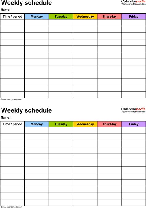 Free 2 Week Calendar Calendar Printables Free Templates