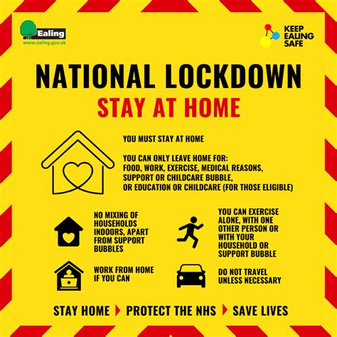National Lockdown Stay At Home