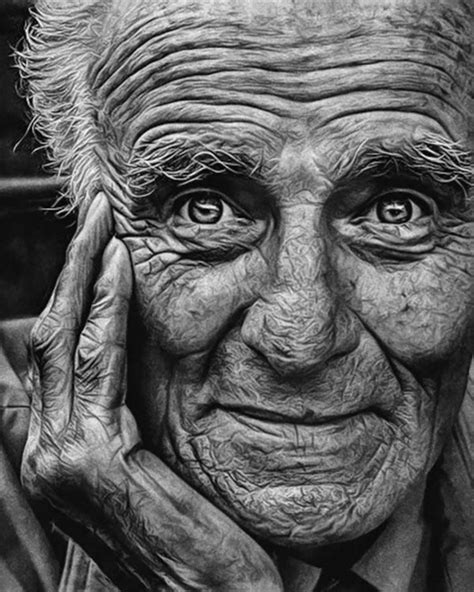 Senior Drawing By Lcbailey On Deviantart Old Man Portrait Old Faces