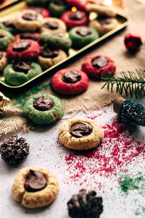 Christmas Thumbprint Cookies Also The Crumbs Please