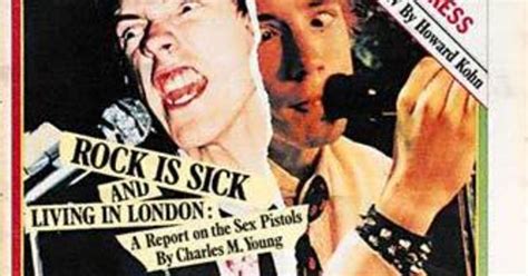 Rs250 Johnny Rotten Of The Sex Pistols 1977 Rolling Stone Covers