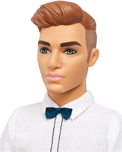 Barbie Fashionistas Ken Doll Slick Plaid 117 Original With Brown