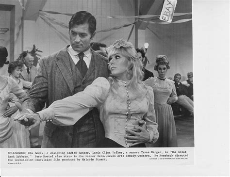 Clint Walker Kim Novak Vintage Photo Great Bank Robbery Clint Walker Clint Clint Walker Actor