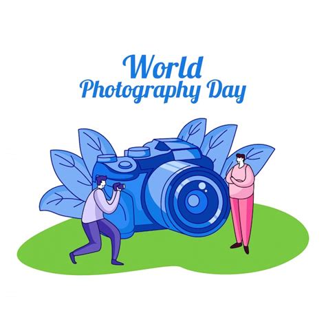Premium Vector World Photography Day