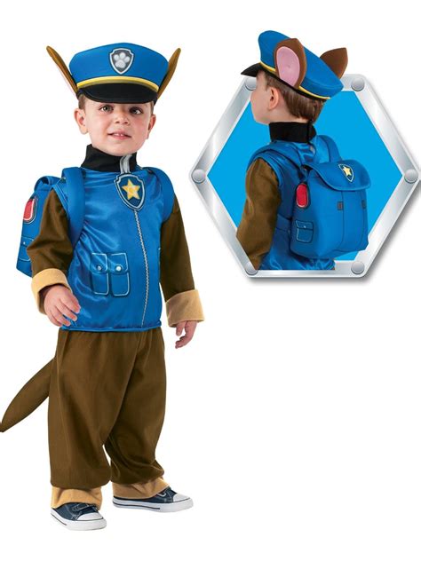 Paw Patrol Chase Child Costume Fancy Dress For Kids Kids Costumes
