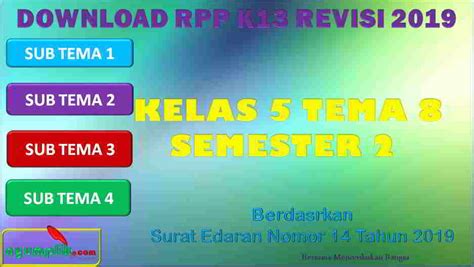 Dalam rpp terbaru terdapat ipk singkatan dari indikator pencapaian serta perubahan nama dari penilaian menjadi assesmen. RPP 1 Lembar SD/MI Kelas 5 Semester 2 Tema 8 - nyumplik.com