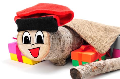 A Tio De Nadal A Typical Christmas Character Of Catalonia