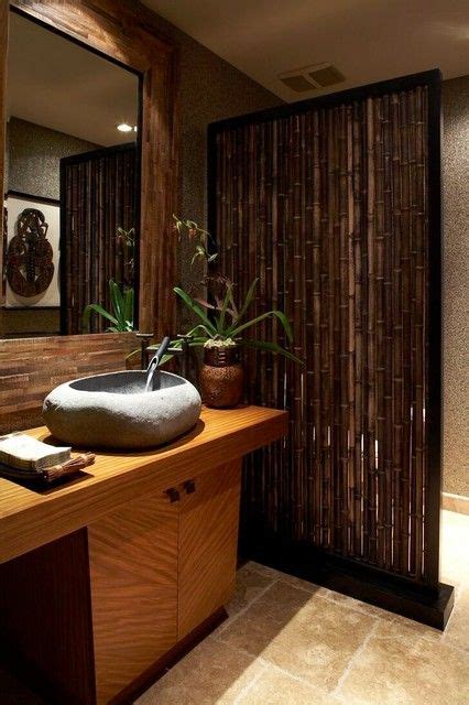 25 Awesome Options For Maximum Bathroom Privacy Tropical Bathroom