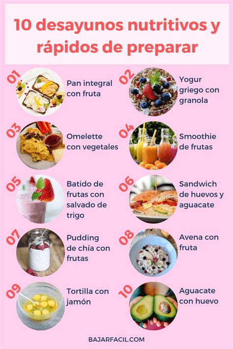 10 Desayunos Saludables Y Económicos Recetas Increíbles Desayunos