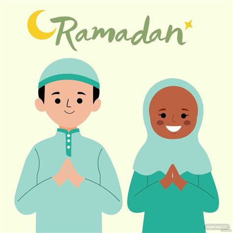 Ramadan Cartoon Vector In Illustrator Psd Eps Svg Png 
