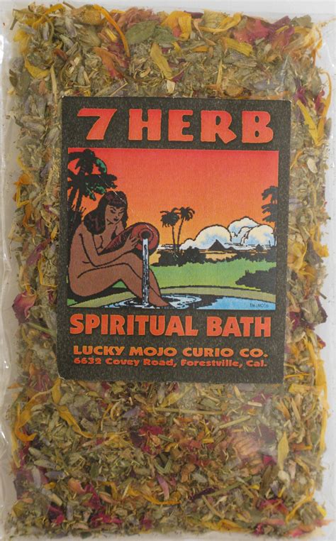 Herb Magic Catalogue Seven Herb Spiritual Bath One Day Supply