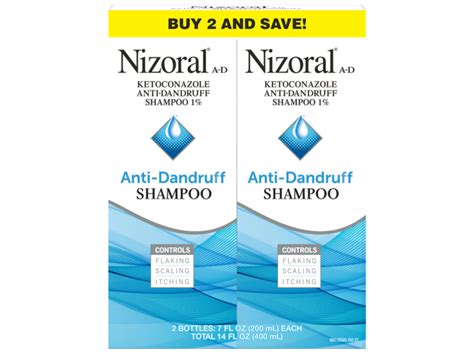 Nizoral Anti Dandruff Shampoo 14 Fl Oz400 Ml Pack Of 2 Ingredients