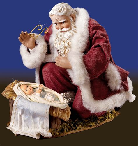 Santa And Baby Jesus Wallpaper 59 Images
