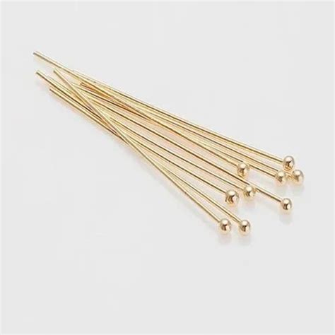 Gold Plated 925 Sterling Silver Head Pins At Best Price In Jaipur