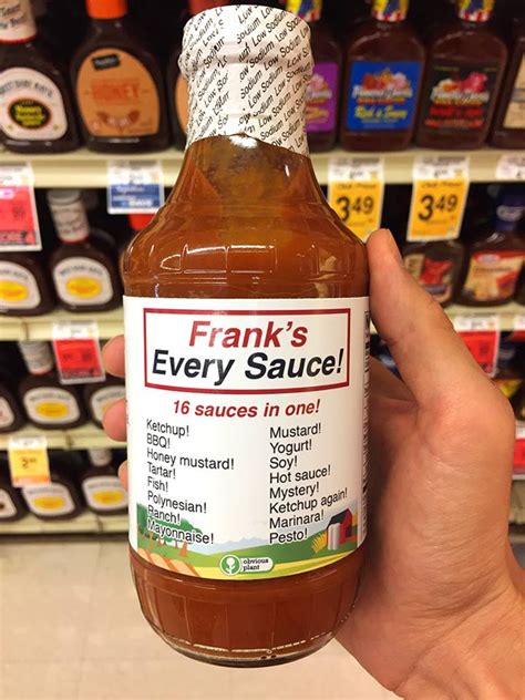 Franks Every Sauce The Perfect Condiment For Shitty Food R