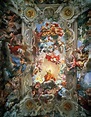 Pietro da Cortona, Triumph of the Barberini, ceiling fresco in the Gran ...