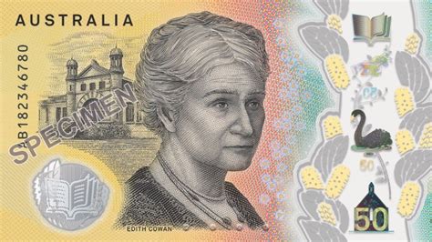 Australias New 50 Note Released Hidden Features Security The