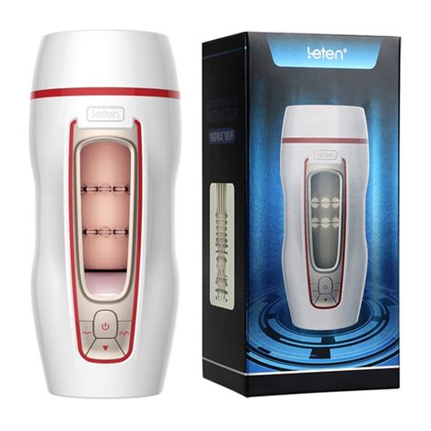 Leten Electric Automatic Masturbation Cup Artificial Vagina Strong Suck