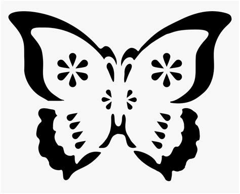 Free Butterfly Stencil Monarch Butterfly Outline And Monarch